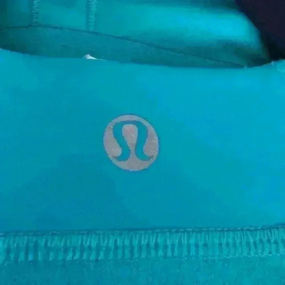 Lululemon Aquamarine Blue Teal PUSH YOUR LIMITS Yoga Tank Women's Size 4 - Picture 5 of 5